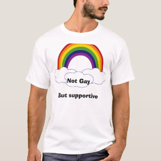 Regenboog2, niet Gaybut supporter T-shirt