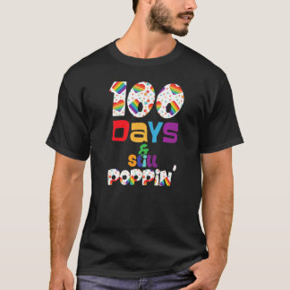 Regenboog 100 dagen en nog steeds papegaaien kinde t-shirt