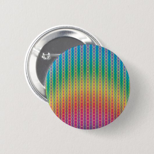 Regenboog 1200 ronde button 5,7 cm (Voorkant /achterkant)
