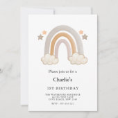 Regenboog 1e verjaardag, kaart (Voorkant)