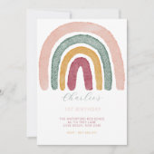 Regenboog 1e verjaardag, kaart (Voorkant)
