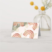Regenboog 1e verjaardag plaatskaartje (Achterkant)