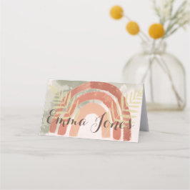 Regenboog 1e verjaardag plaatskaartje