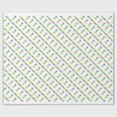 Regenboog "2011" cadeaupapier (Vlak)