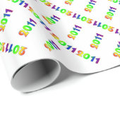 Regenboog "2011" cadeaupapier (Rol Hoek)