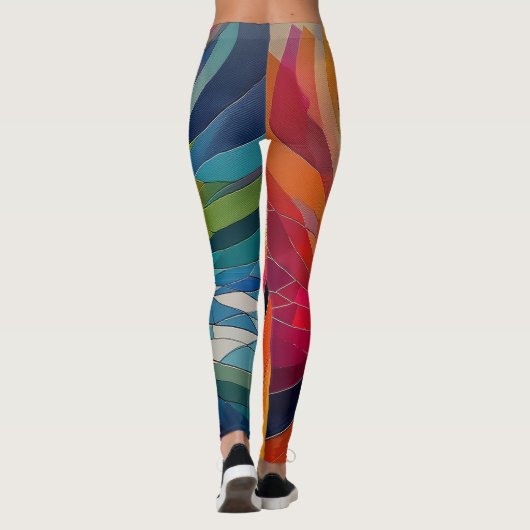 Regenboog 3 leggings (Achterkant)