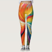 Regenboog 3 leggings (Voorkant)