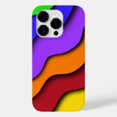 Regenboog 3D Cut Case-Mate iPhone Case (Achterkant)