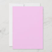 Regenboog 3e verjaardagsuitnodigingen Pastel  Kaart (Achterkant)