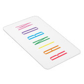 REGENBOOG 4x6 flexibele magneet (Rechterzijde)