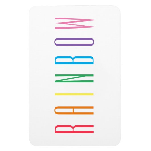 REGENBOOG 4x6 flexibele magneet (Verticaal)