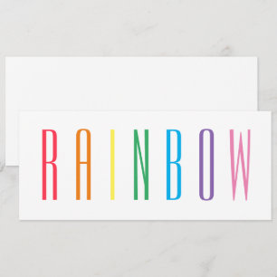 REGENBOOG 4x9.25 Vlakke Kaart