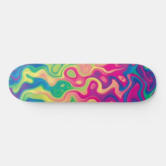 Regenboog 8 persoonlijk skateboard (Horizontaal)