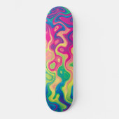 Regenboog 8 persoonlijk skateboard (Voorkant)