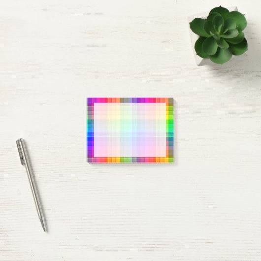 Regenboog, aangepast post-it® notes (Kantoor)