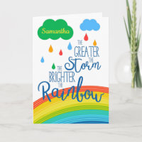 Regenboog Aanmoedigings Steun Citaat
