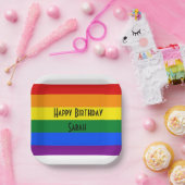 Regenboog aanpasbaar kinder partij Papier Bord (Feest)