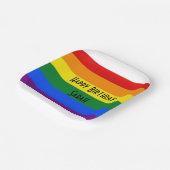 Regenboog aanpasbaar kinder partij Papier Bord (Gebogen)