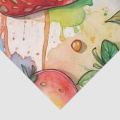 Regenboog Aardbeien Decoupage Tissuepapier (Detail)
