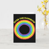 Regenboog aarde dag aprill 22 spaar de planeet kaart (Gele Bloem)