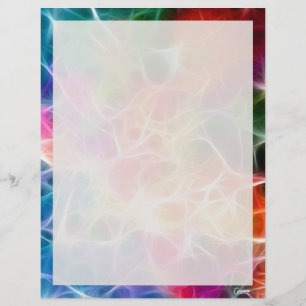 Regenboog Abstract 2 - 8,5" x 11" briefpapier
