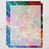 Regenboog Abstract 2 - 8,5" x 11" briefpapier (Voorkant / Achterkant)