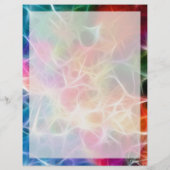 Regenboog Abstract 2 - 8,5" x 11" briefpapier (Achterkant)