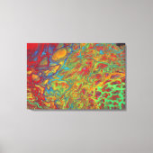 Regenboog Abstract Acryl Giet Print (Voorkant)