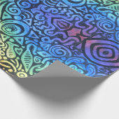 Regenboog Abstract Cadeaupapier (Hoek)