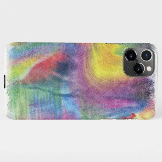 regenboog abstract iPhone hoesje (Achterkant horizontaal)