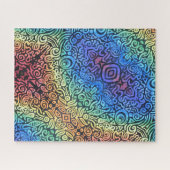 Regenboog Abstract Legpuzzel (Horizontaal)