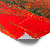 Regenboog Abstract Poster (Hoek)