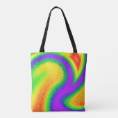 Regenboog Abstract Tote Bag (Achterkant)