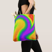 Regenboog Abstract Tote Bag (Dichtbij)