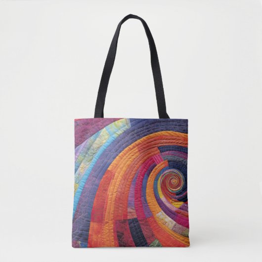 Regenboog Abstract Tote Bag (Voorkant)