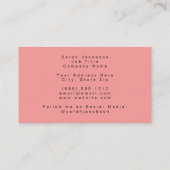 Regenboog Abstracte aardbeien Visitekaartje (Achterkant)