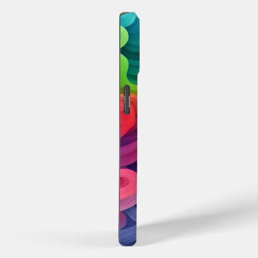 Regenboog Abstracte golven Case-Mate iPhone Case (Achterkant / Rechts)