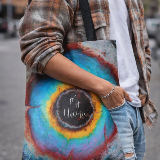 Regenboog Abstracte Kosmische Kunst Elke Dag Tote Bag