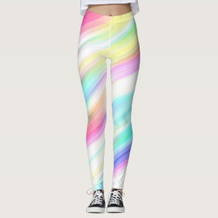 regenboog abstracte leggings