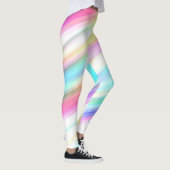 regenboog abstracte leggings (Rechts)
