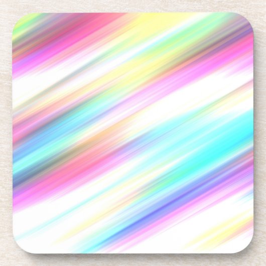 regenboog abstracte onderzetter (Voorkant)