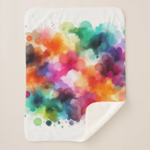 Regenboog: Abstracte Waterverf explosie