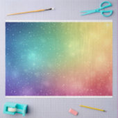 Regenboog Achtergrond met Sterren Decoupage Tissuepapier (Craft)
