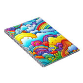 Regenboog achtergronden notitieboek (Rechterzijde)