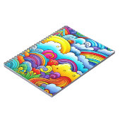 Regenboog achtergronden notitieboek (Linkerzijde)