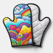 Regenboog achtergronden ovenwant (Voorkant / Achterkant)