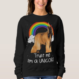 Regenboog Afghaanse Windhond Vertrouw Me Ik Ben Ee Trui