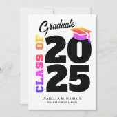 Regenboog Afstuderen Aankondiging (Voorkant)