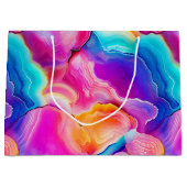 Regenboog Agate | Levendig Abstract Steenpatroon Groot Cadeauzakje (Voorkant)