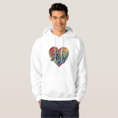 Regenboog Ally Heart Vector T-shirt Ontwerp_1 (Voorkant volledig)